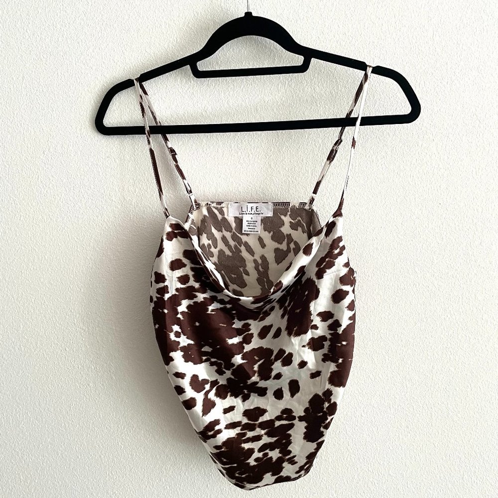 Not available- L.I.F.E. Cowl Neck Cow Hide Tank
